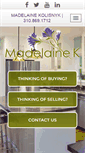 Mobile Screenshot of madelainek.com